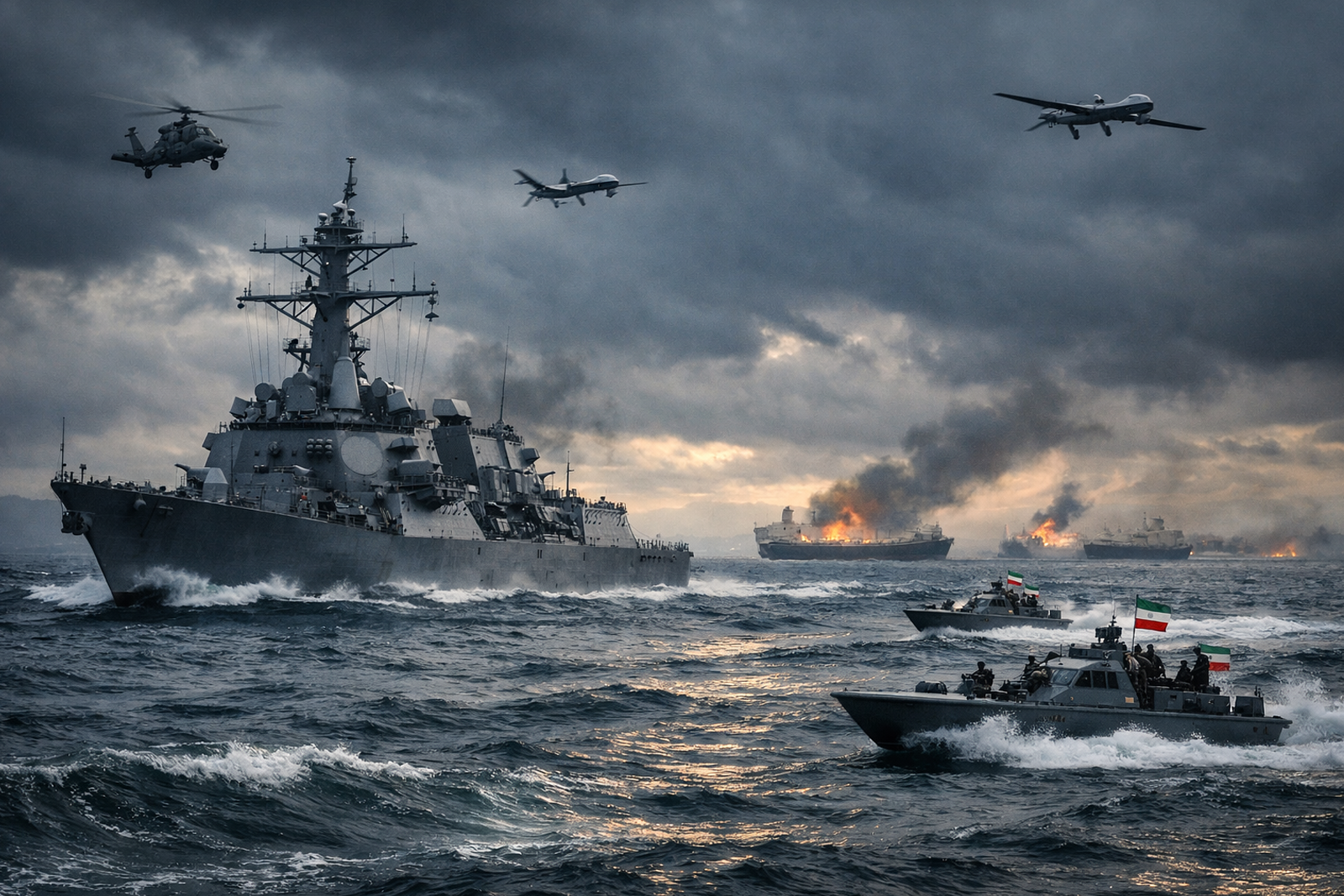 Tensions Escalate in Strait of Hormuz as Iran Rejects Threats and Trump Signals US Naval Blockade